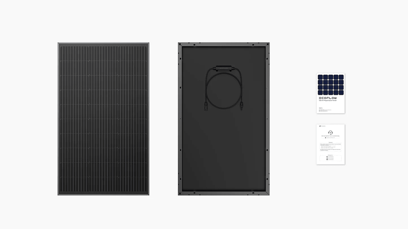 Сонячна панель EcoFlow 100W Solar Panel Стаціонарна (SOLAR100WRIGID)